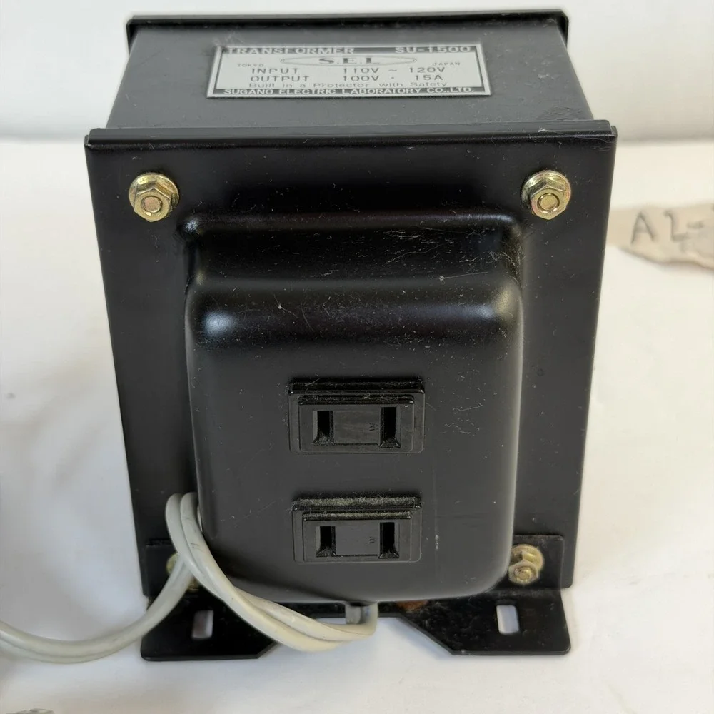 S.E.L. SU-1500 Step-Down Transformer 110V-120V to 100V 15A Japan Import A2-200